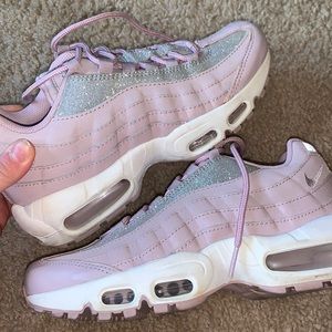 Pink glittered Airmax